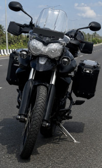 Black Triumph Tiger 800 XC