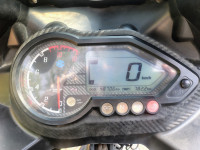 Black And Red Bajaj Pulsar 220F