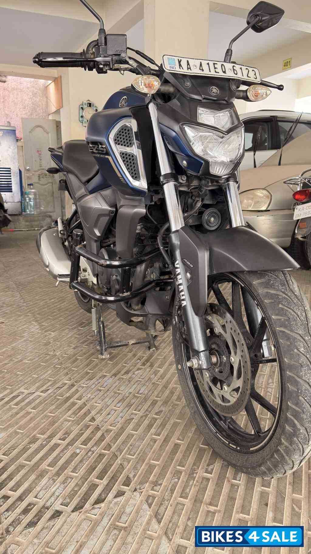 Matt Blue Yamaha FZ-S FI V3