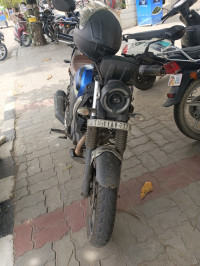 Blue Yamaha FZ-X