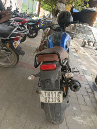 Blue Yamaha FZ-X