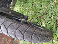 Black/silver Triumph Scrambler 400 X 2025