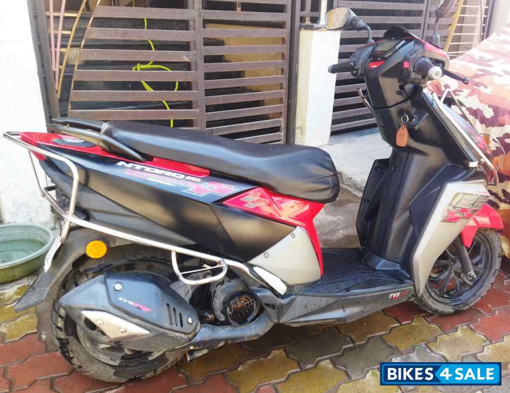 Black Red TVS NTORQ 125 Race Edition