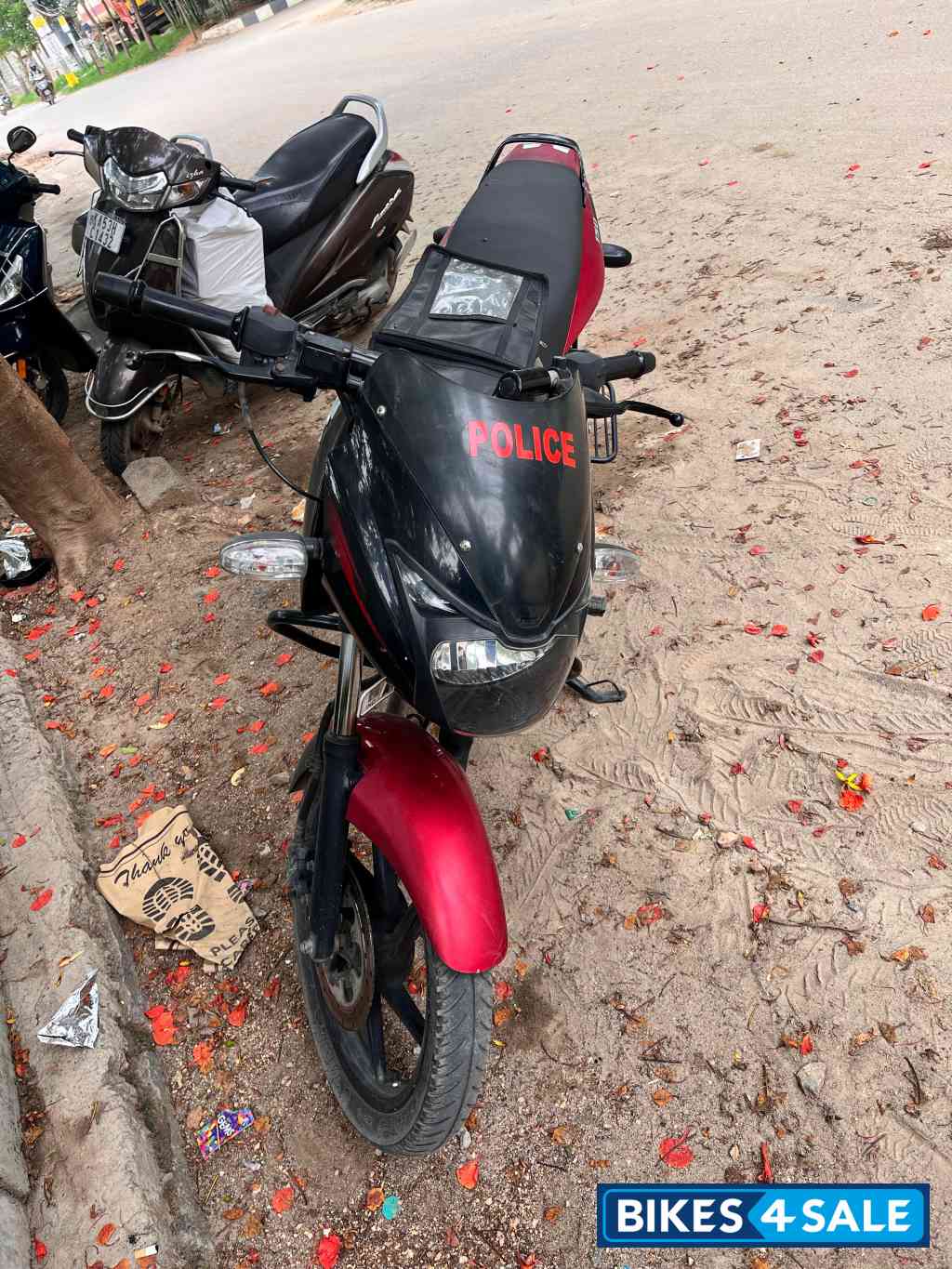 Red & Black Bajaj Pulsar 150