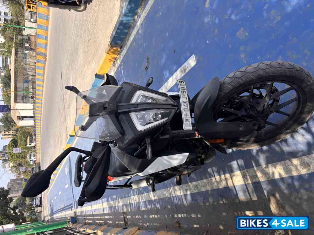 White KTM 390 Adventure