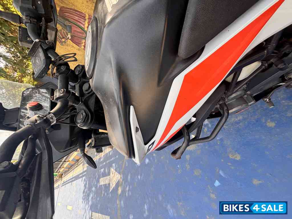White KTM 390 Adventure