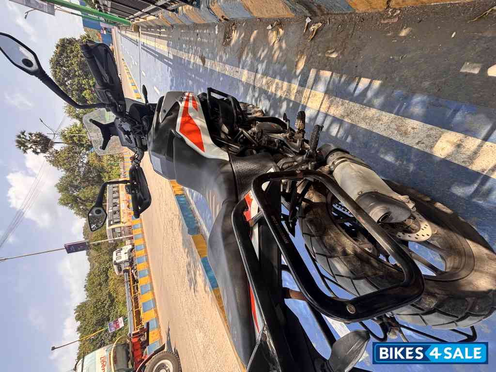 White KTM 390 Adventure