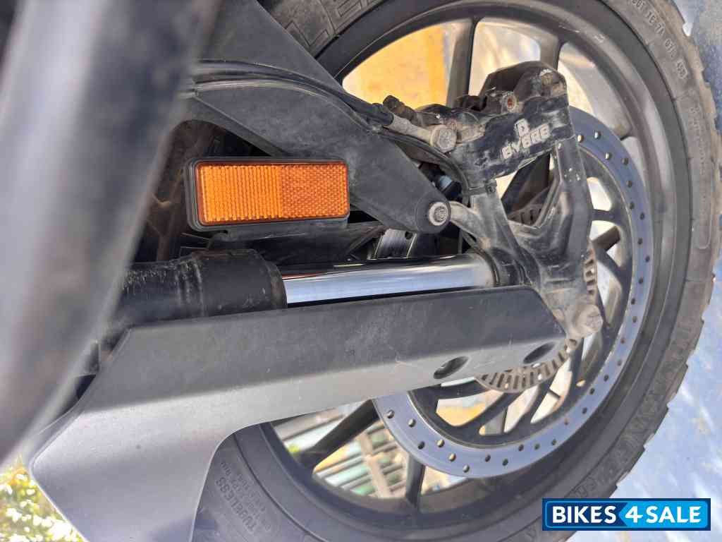 White KTM 390 Adventure