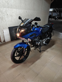 Blue Bajaj Pulsar 220F