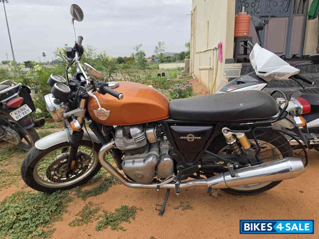 Orange Crush Royal Enfield Interceptor 650 Twin