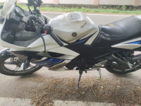White And Blue Yamaha YZF R15 S