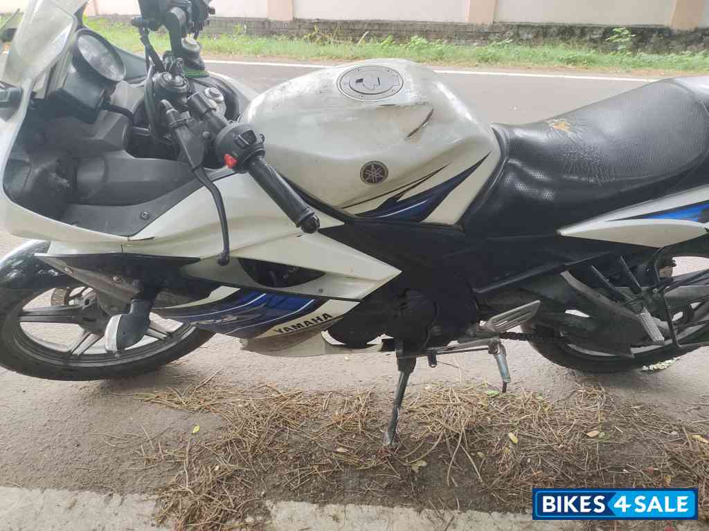 White And Blue Yamaha YZF R15 S
