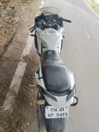 White And Blue Yamaha YZF R15 S