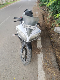 White And Blue Yamaha YZF R15 S