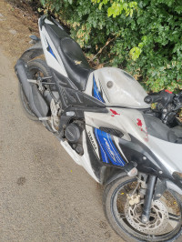 White And Blue Yamaha YZF R15 S