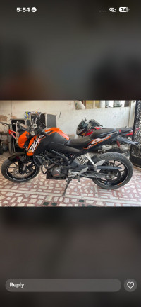 Orange White KTM Duke 200