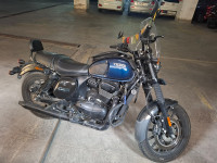Blue Yezdi Roadster Dark