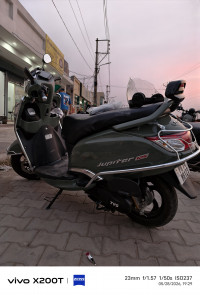 Green TVS Jupiter 125 SmartXonnect