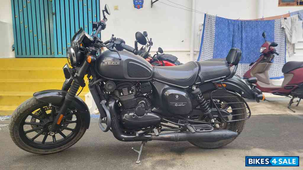 Smoke Grey Yezdi Roadster Dark