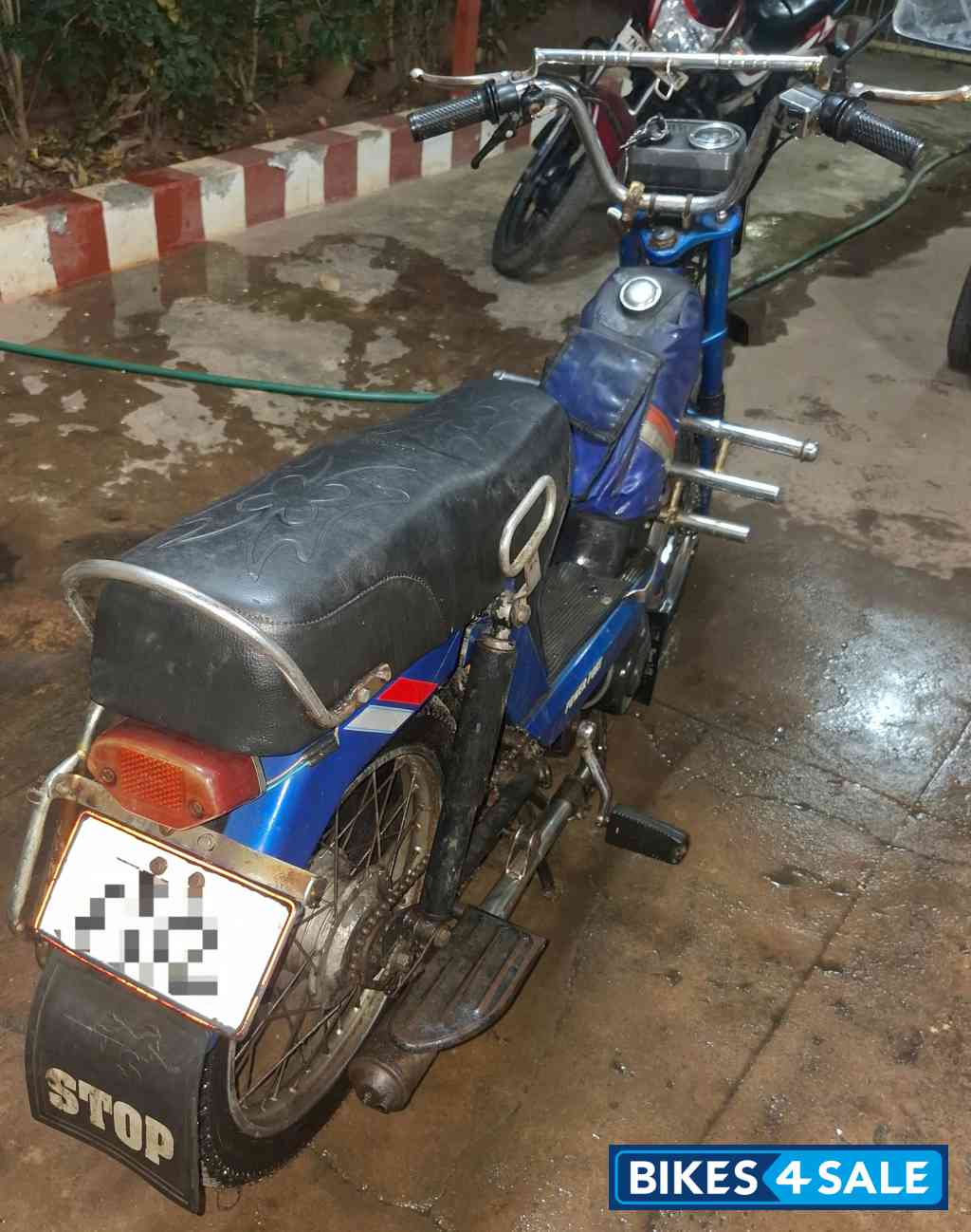 Blue TVS Champ Blue TVS Champ