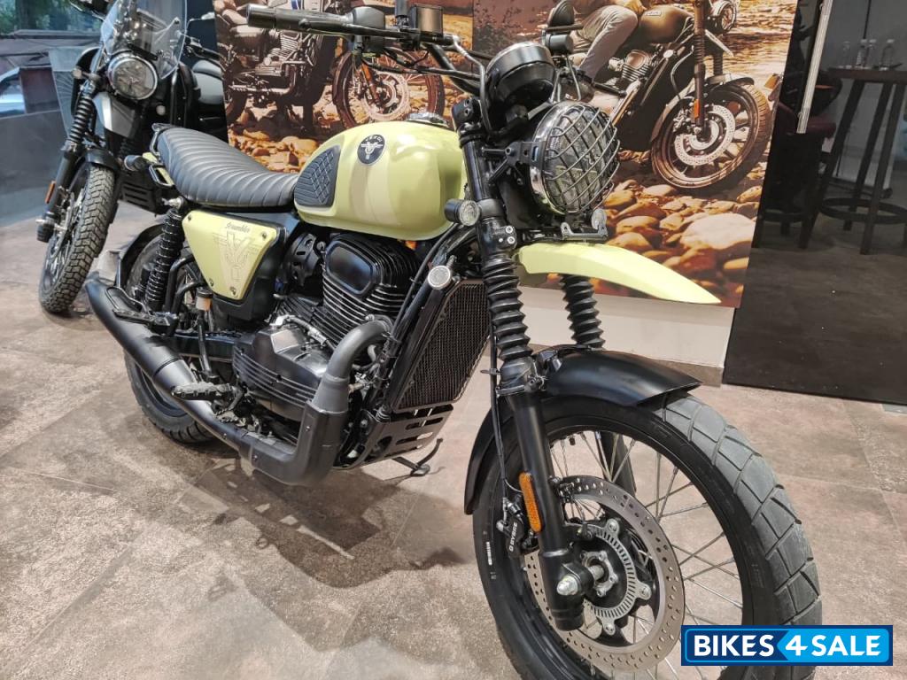 Outlaw Olive Yezdi Scrambler Single Tone