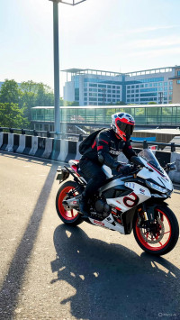 White Aprilia RS 457