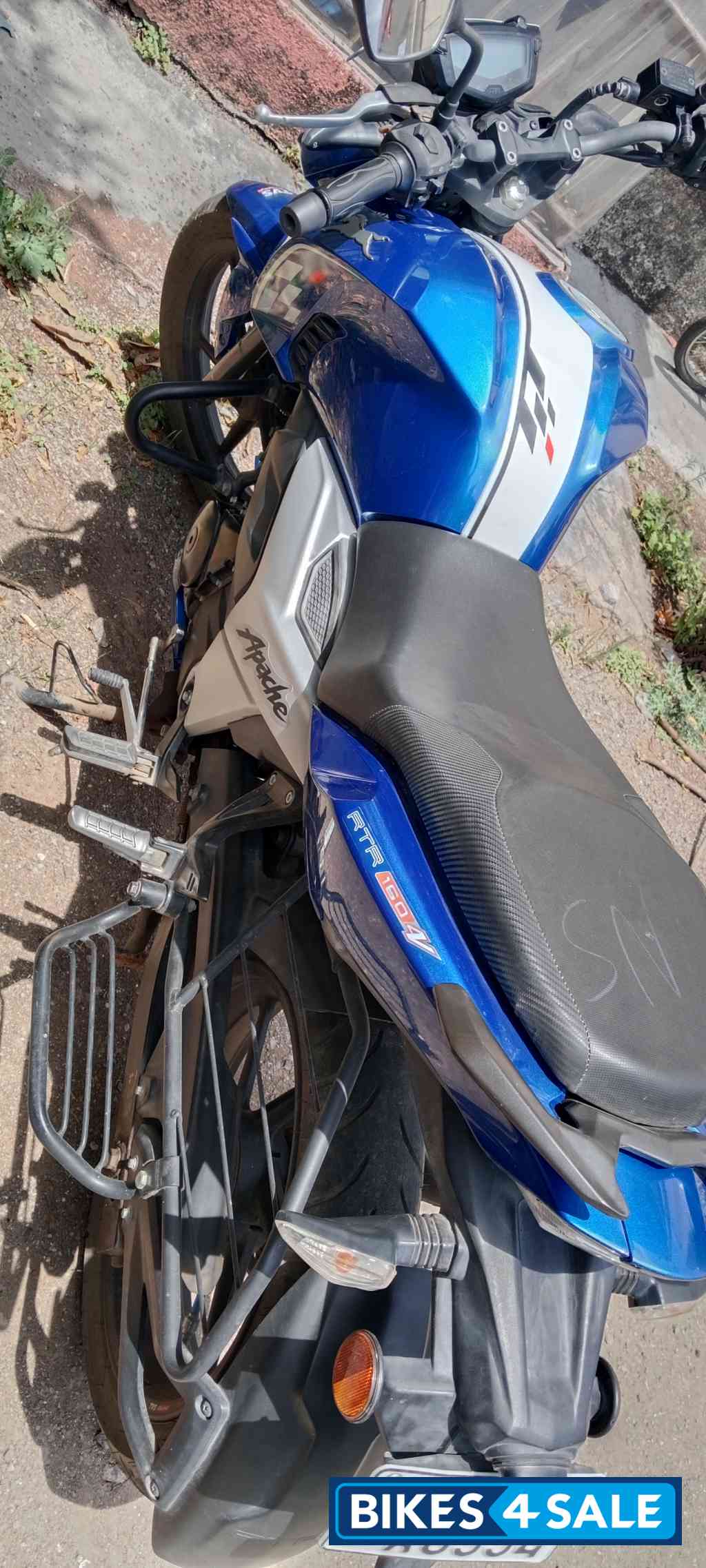 Blue TVS Apache RTR 160 4V BS6 Blue TVS Apache RTR 160 4V BS6