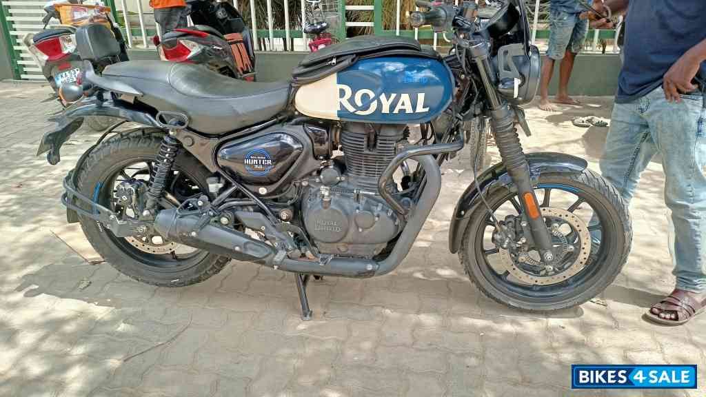 Rebel Blue Royal Enfield Hunter 350 Metro Rebel Blue Royal Enfield Hunter 350 Metro