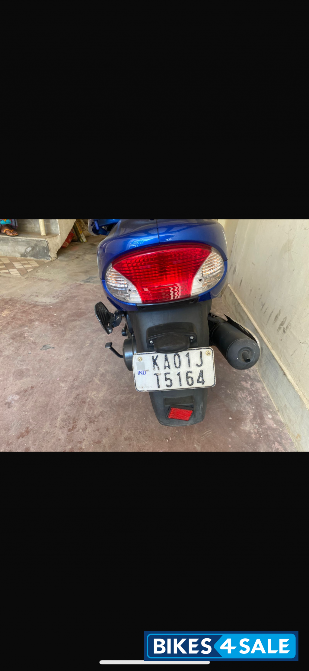 Blue TVS Scooty Pep Plus