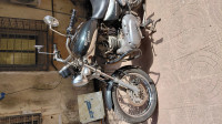 Black Royal Enfield Thunderbird