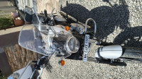 Silver Yezdi Roadster Chrome