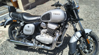 Silver Yezdi Roadster Chrome