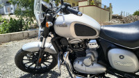 Silver Yezdi Roadster Chrome
