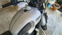 Silver Yezdi Roadster Chrome