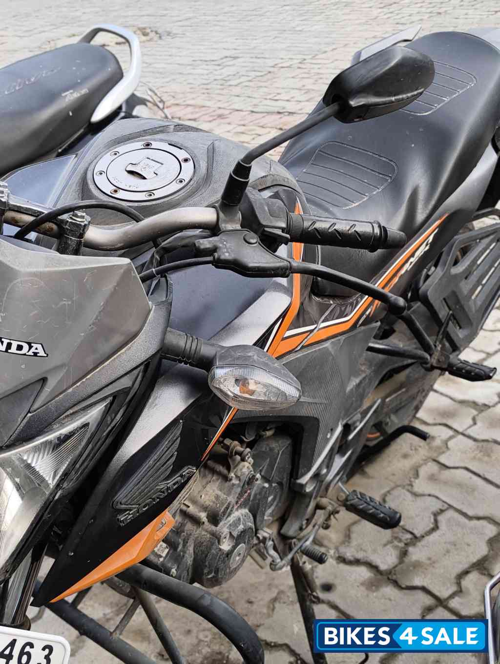 Black Orange Honda CB Hornet 160R