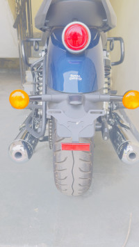 Celestial Blue Royal Enfield Super Meteor 650