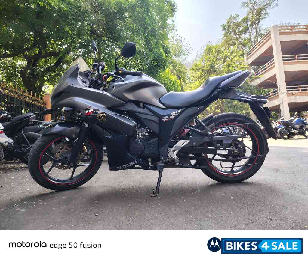 Gray Black Suzuki Gixxer SF SP