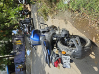 Blue Yamaha FZ-S