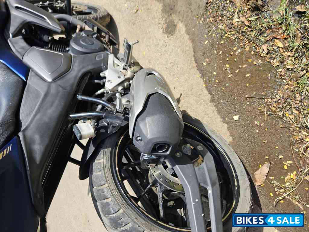 Blue Yamaha FZ-S Blue Yamaha FZ-S