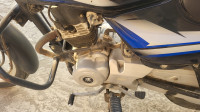 Blue Black Bajaj CT 100 ES