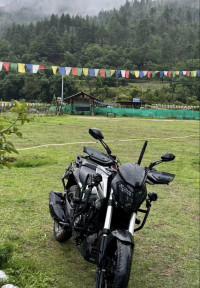 Black And Silver Bajaj Dominar 250
