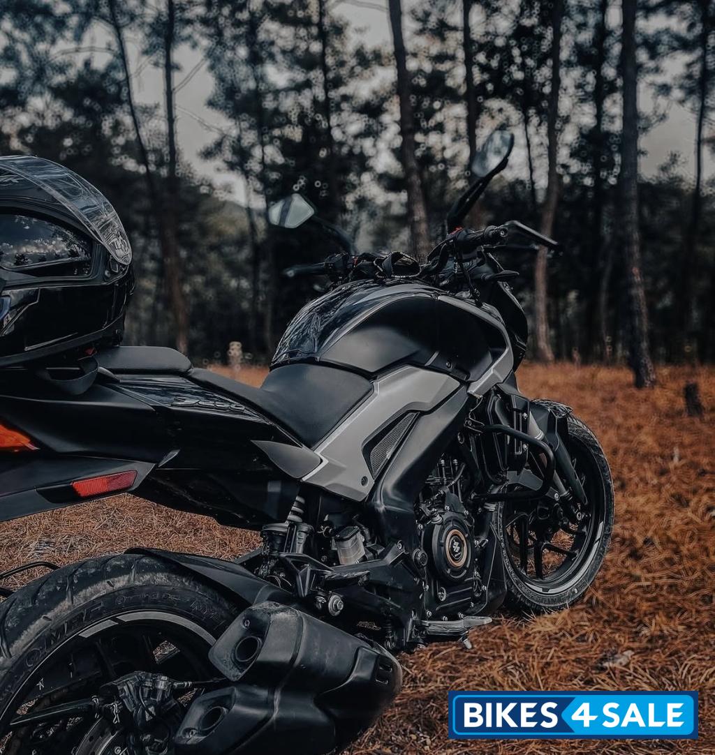 Black And Silver Bajaj Dominar 250