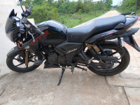 Black TVS Apache RTR 180