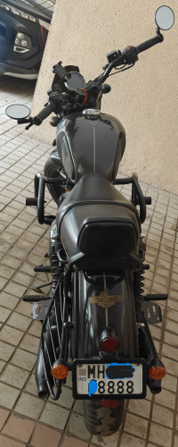 Grey Yezdi Roadster Dark