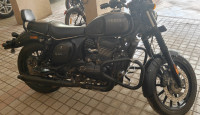 Grey Yezdi Roadster Dark
