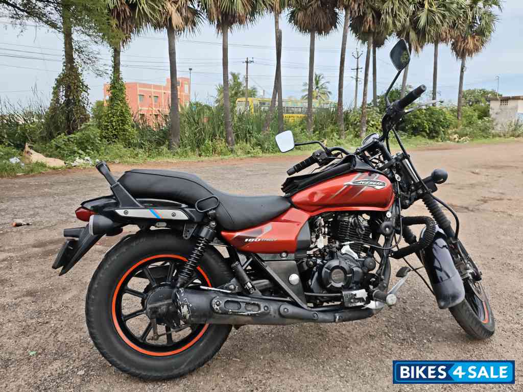 Red And Black Bajaj Avenger Street 180