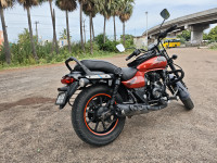 Red And Black Bajaj Avenger Street 180