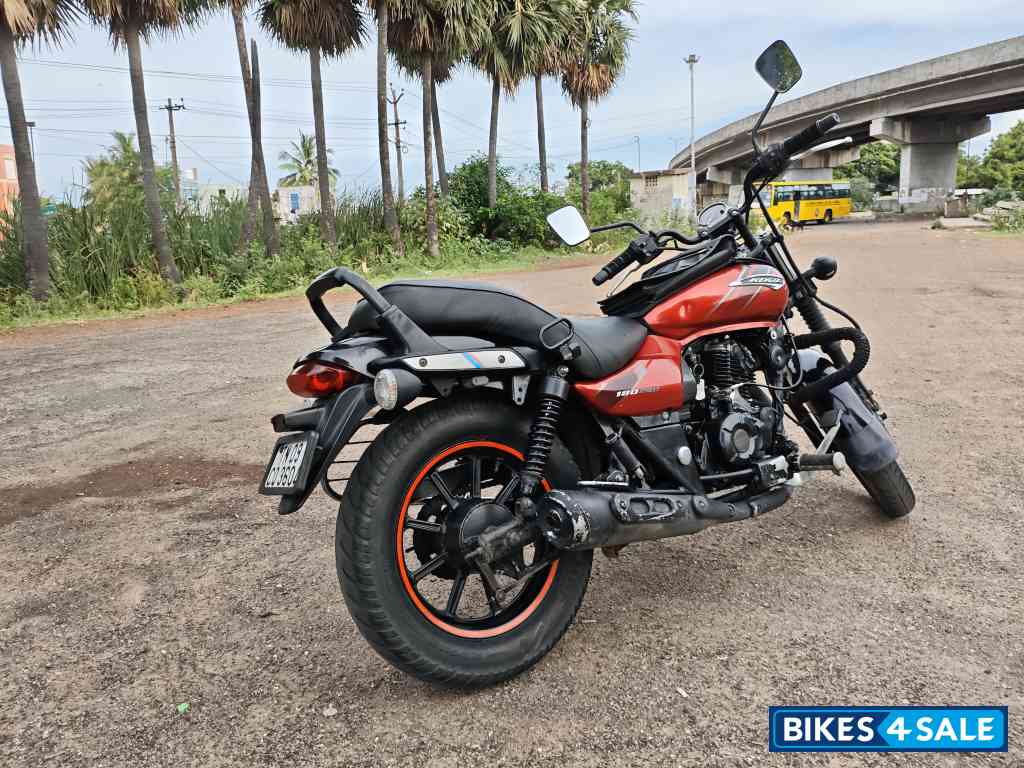 Red And Black Bajaj Avenger Street 180