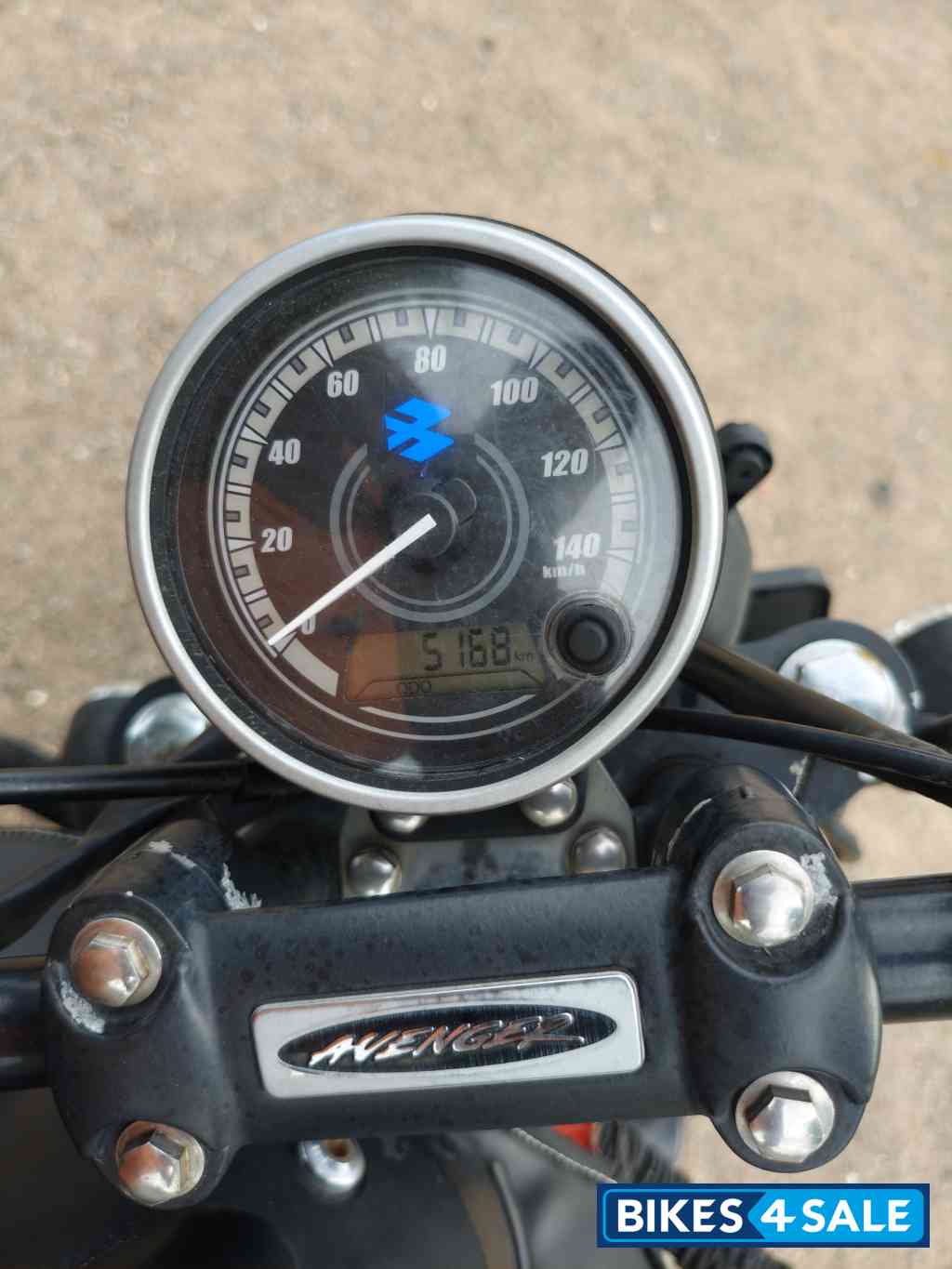 Red And Black Bajaj Avenger Street 180
