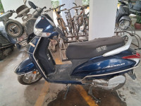 Blue Honda Activa DLX Limited Edition
